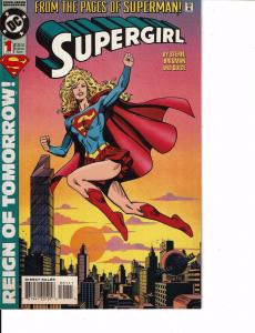 Lot Of 2 DC Comic Books Supergirl #1 and Zero Hour Justice League #68   ON2