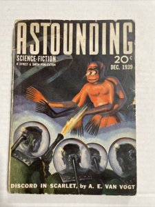 Astounding Science Fiction Pulp December 1939 Volume 24 #4 Good 2.0