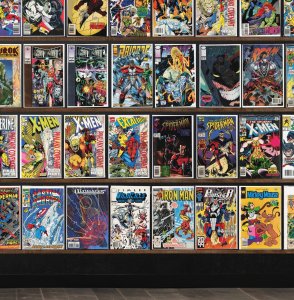 Huge Lot 150+ Comics with Captain America, The Incredible Hulk, X-Men & More!