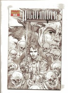 HIGHLANDER #1 (9.0) SKETCH COVER!! 2006