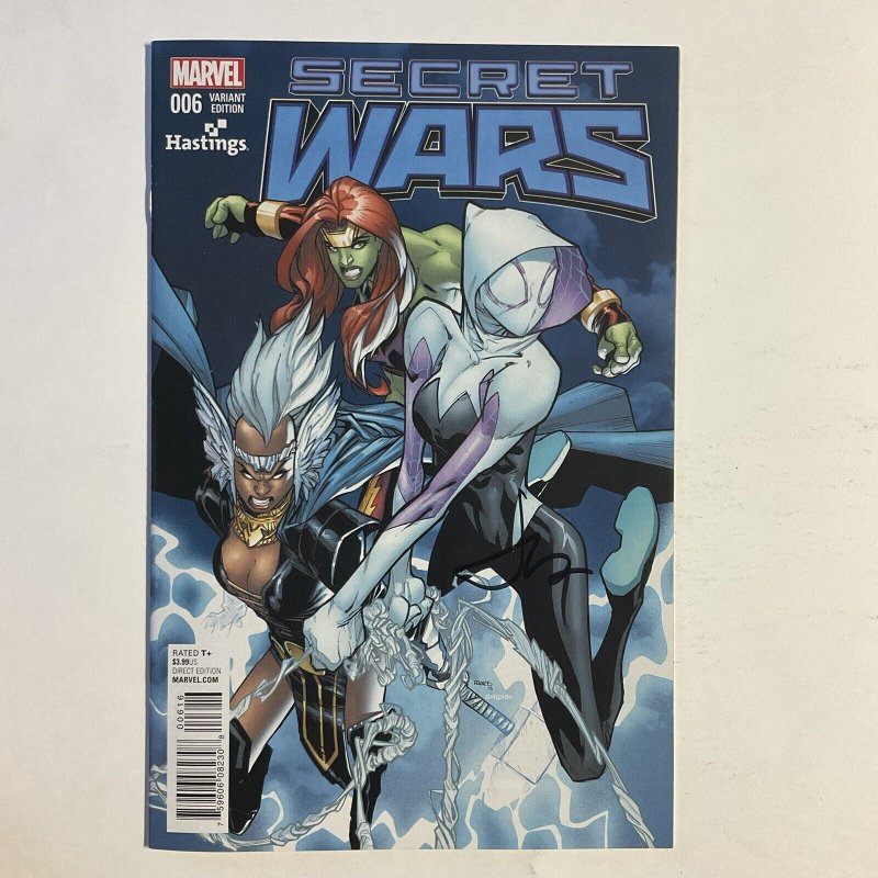 Secret Wars 6 2015 Signed by Jason Latour Hastings Variant NM near mint