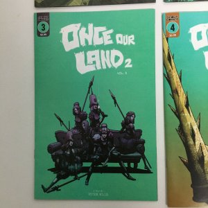Once Our Land Book Two Issues #1 #2 #3 #4 Full Set Peter Ricq 2019 Scout Comics