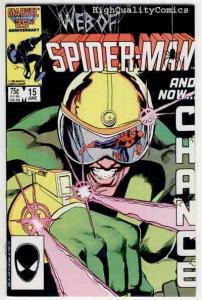 WEB of SPIDER-MAN #15, NM, Black Fox, Kyle Baker, 1985, Beachum, more in store