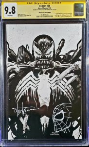 ?? Venom #26 cgc 9.8 SS signed sketch remark Tyler Kirkham ?️ remarque knull