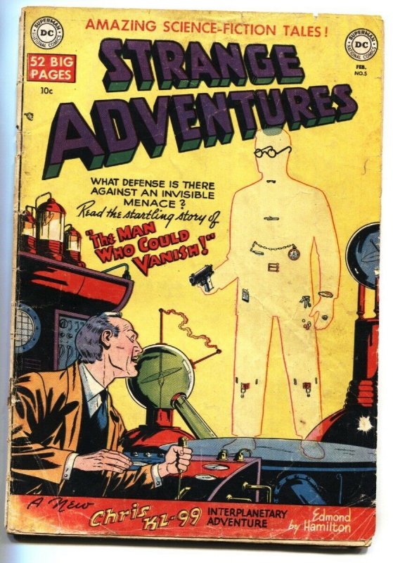 Strange Adventures #5 1951-DC-sci-fi thrills-Edmond Hamilton-Gardner F Fox