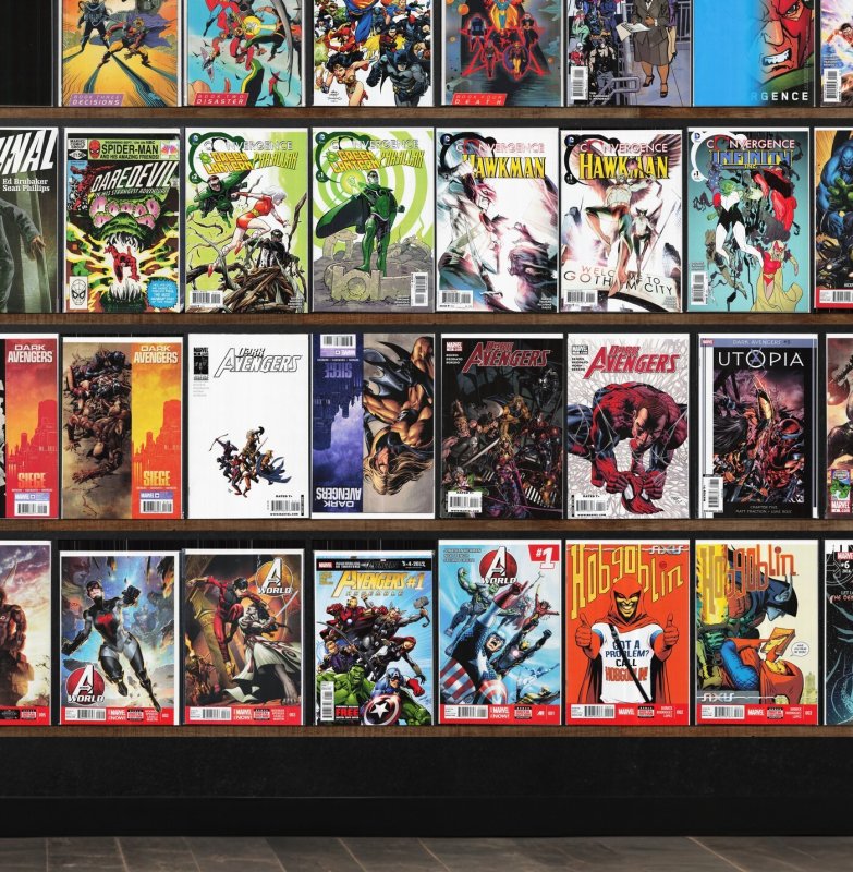 Huge Lot 150+ Comics with Countdown, Cyborg, Avengers World & More!