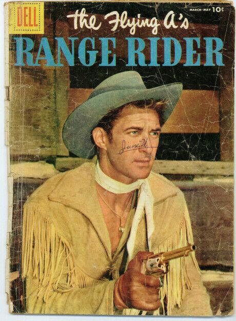 FLYING AS RANGE RIDER (1952-1959 DELL) 13 FR-G PHOTOCOV COMICS BOOK