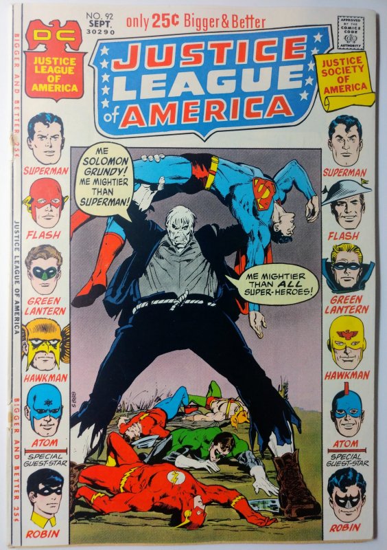 Justice League of America #92 (8.0, 1971)