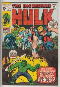 Incredible Hulk #128 (Jun-70) FN/VF+ High-Grade Hulk