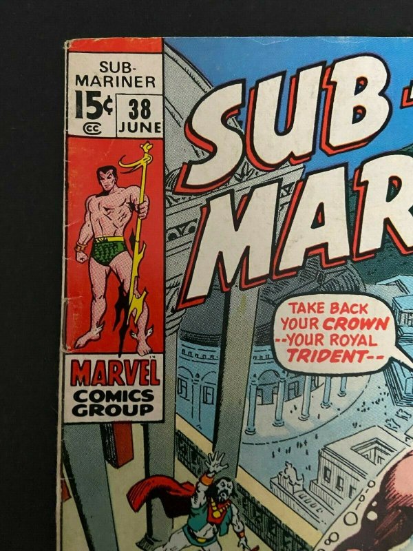 Sub-Mariner 38 FN/VF Origin Retold  (Marvel June, 1971)