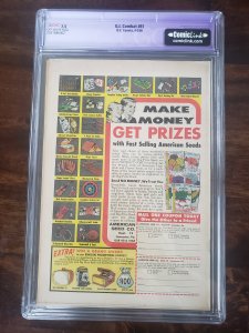 G.I. Combat 81 CGC 7.5 purple restoration label