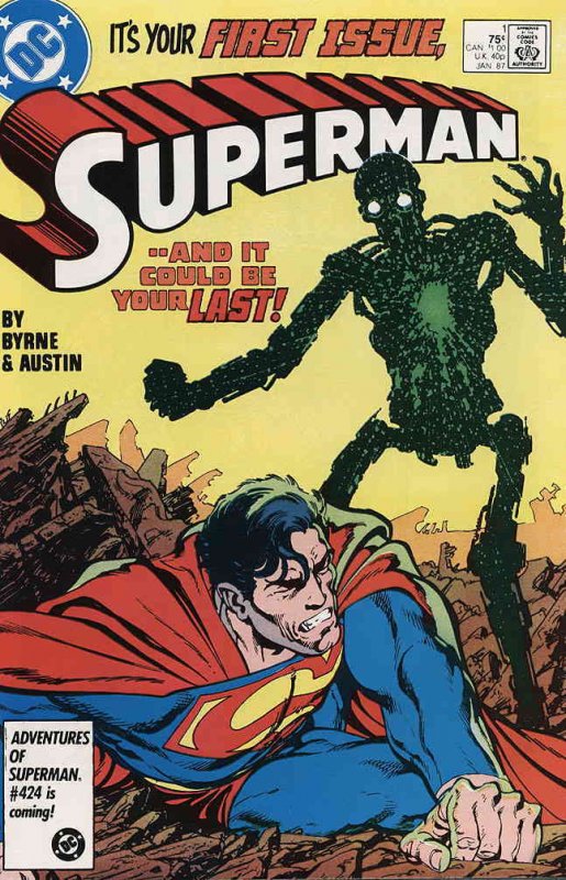 Superman (2nd Series) #1 FN ; DC