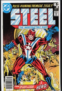 Steel, the Indestructible Man #1 (1978) Steel [Key Issue]