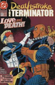 Deathstroke the Terminator #21 VF/NM; DC | save on shipping - details inside