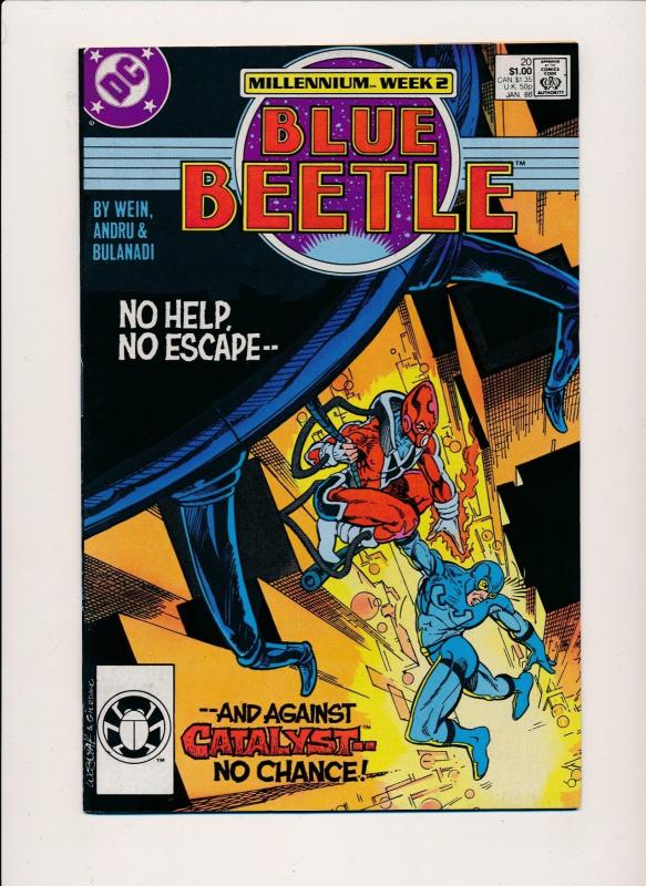 DC Comics BLUE BEETLE lot #4,5,9,10,12,20,21 ('86-87) ~ VF/N (PF198) 7 Comics