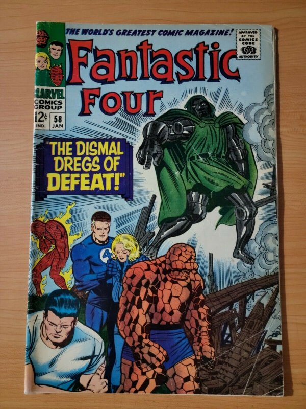 Fantastic Four #58 ~ FINE - VERY FINE VF ~ 1967 Marvel Comics