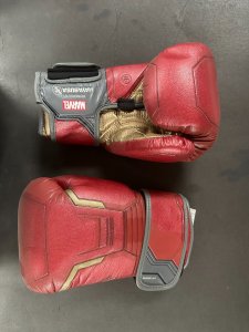 Hayabusa Iron Man Captain America Punisher 16 oz Boxing Gloves