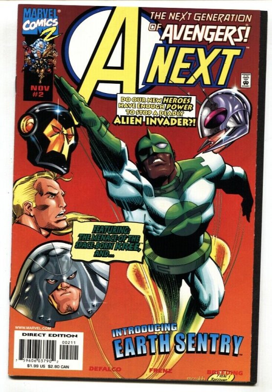 A-NEXT #2 1st appearance of Earth Sentry NM- 1998 