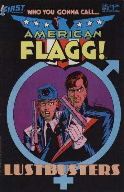 American Flagg! #27, VF+ (Stock photo)