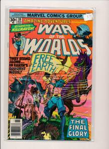 Marvel Comics Amazing Adventures WAR of the WORLDS #36,37,38,39 ~ FN/VF  (PF74)