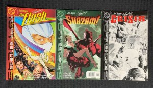 2002 CRISIS FLASH & SHAZAM Stan Lee Just Imagine SC FN+/FVF 1st DC LOT of 3