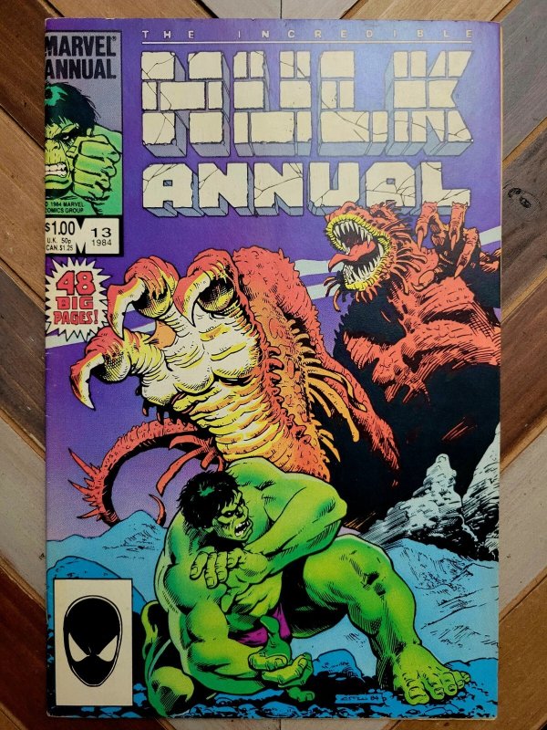 Lot of 6: INCREDIBLE HULK: ANNUAL Comics (Marvel 1979-92) Bruce Banner