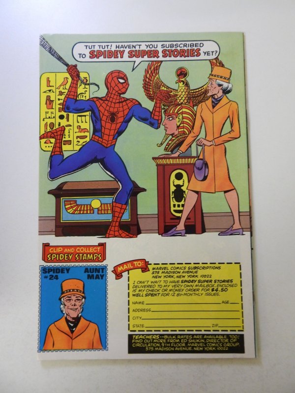 Spidey Super Stories #40 (1979) FN+ condition rusty staple