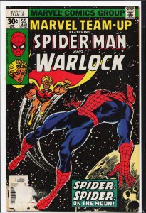 Marvel Team-Up #55 (1977) Warlock [Key Issue]