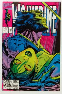 Wolverine #57 (1992) Death of Mariko Yashida