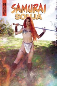 Samurai Sonja #3E VF/NM ; Dynamite | Red Sonja spin-off cosplay variant