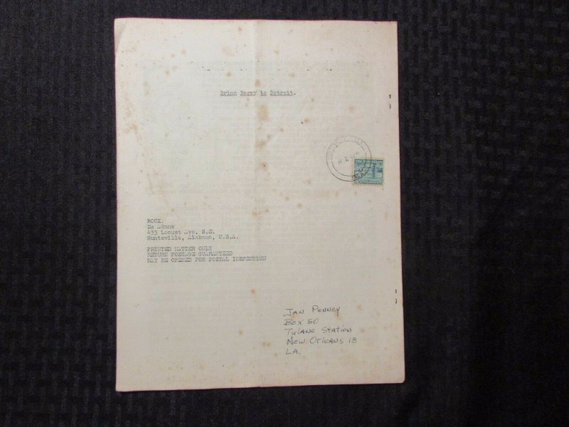 1959 Welcome To ROCK Fanzine Number Two #2 Larry Stone G/VG Dan Adkins Art