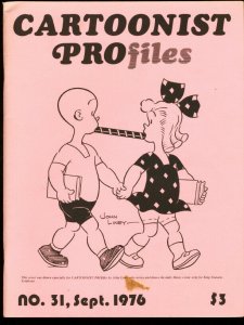 CARTOONIST PROFILES #32-1976-VIRGIL PARCH-GUARDINEER FN