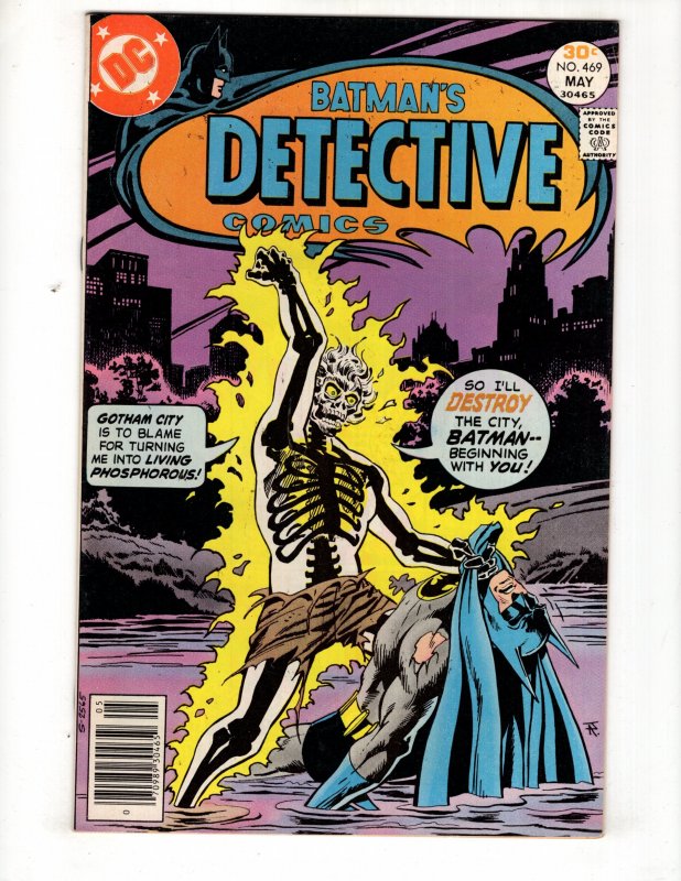 Detective Comics #469 (1977) 1st Appoeareance DR PHOSPHOROUS! / ID#1354