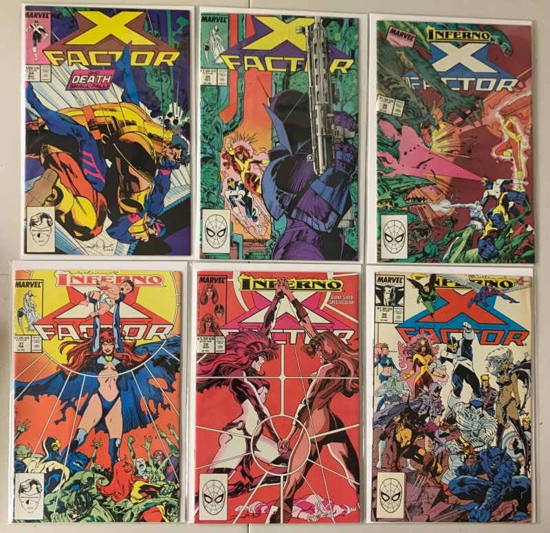 X-Factor lot #2-40 + Annual Marvel 1st Series 32 diff avg 7.0 VF (1986-89)