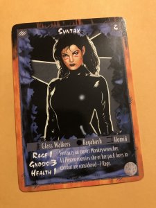 SYNTAX : RAGE Werewolf Unlimited Character Card; White Wolf TCG, Rare