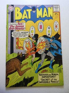 Batman #158 (1963) GD+ Condition cf detached