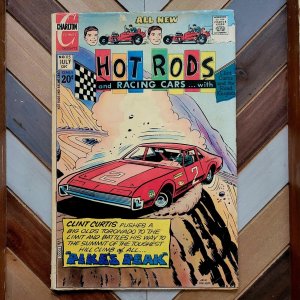 Hot Rods and Racing Cars #115 VG (Charlton 1972) CLINT CURTIS King Of The Hill