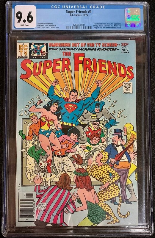 SUPER FRIENDS #1 (1976) CGC 9.6