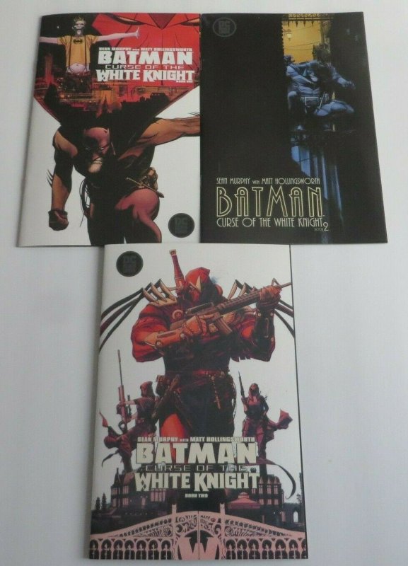 Batman Curse Of The White Knight #1 & 2 (Lot of 3) Regular And Variant Covers NM