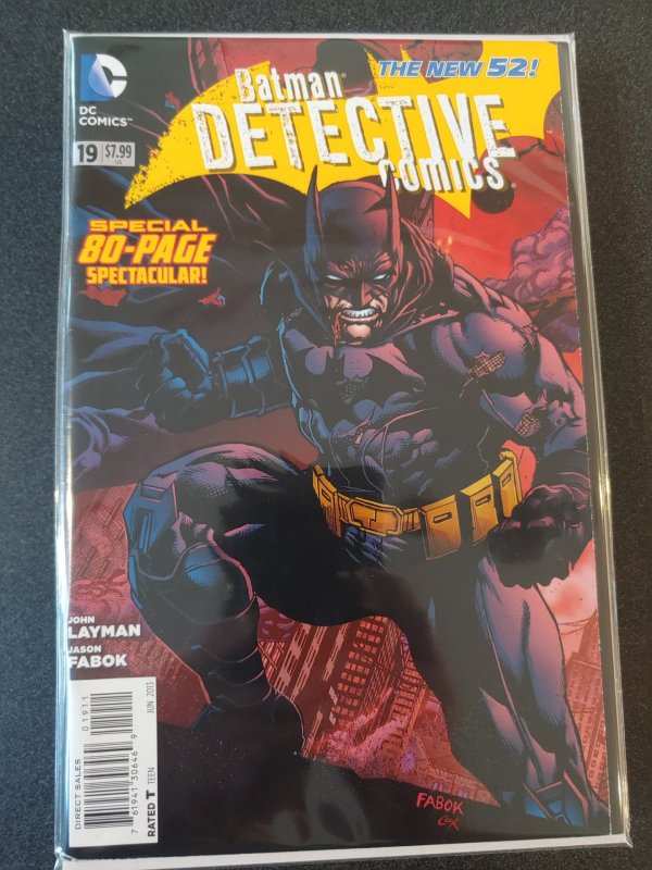 BATMAN DETECTIVE COMICS #19 (2013) DC 52 COMICS GIANT-SIZE 80-PAGES! FABOK ART!