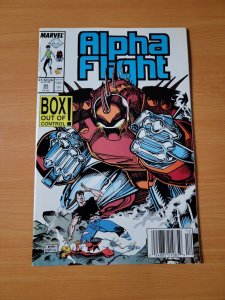 Alpha Flight #65 Newsstand Variant ~ NEAR MINT NM ~ 1988 Marvel Comics