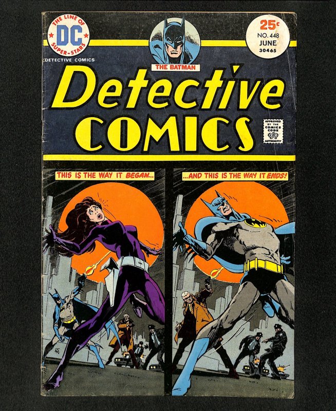 Detective Comics (1937) #448 Bedlam Beneath the Big Top! Jim Aparo Cover!