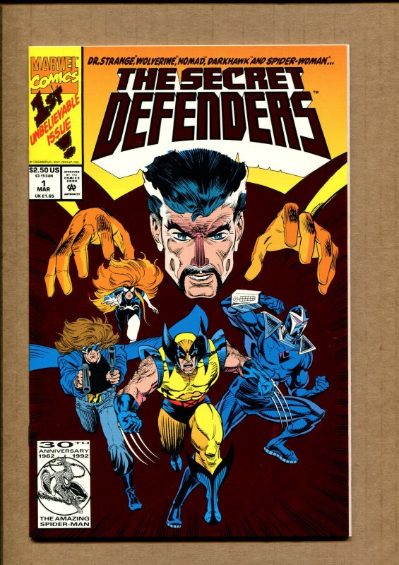 Secret Defenders #1 - A Gathering of Heroes! - 1982 (Grade 9.2) WH