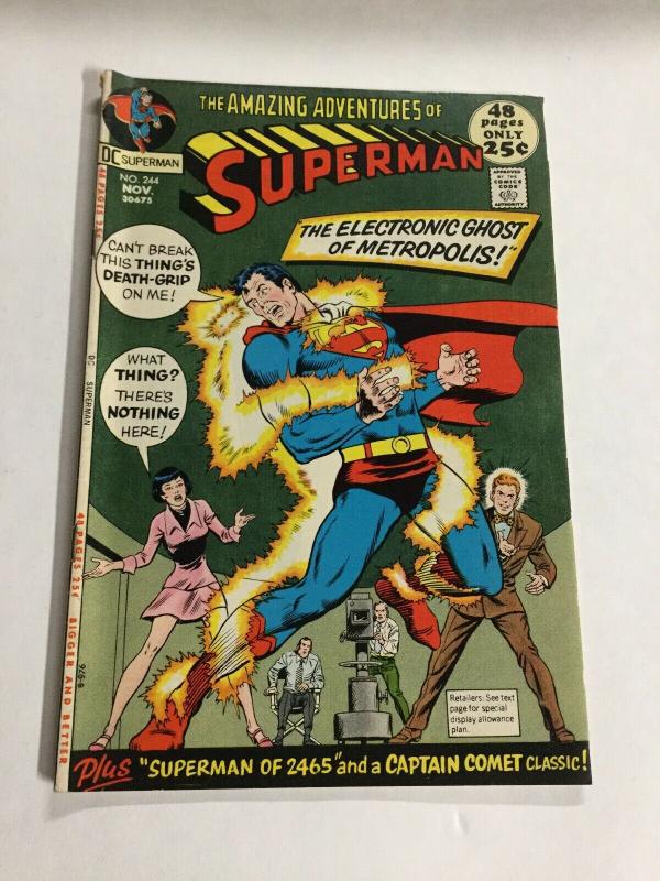 Superman 244 Vf Very Fine 8.0 DC Comics