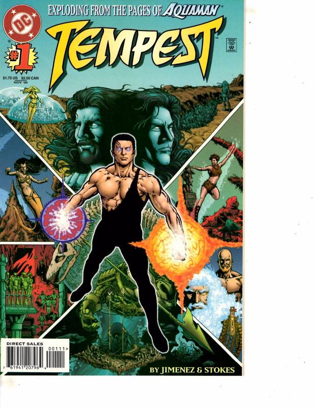 Lot Of 2 DC Comic Tempest #1 and Justice League Quarterly #17  Batman ON13