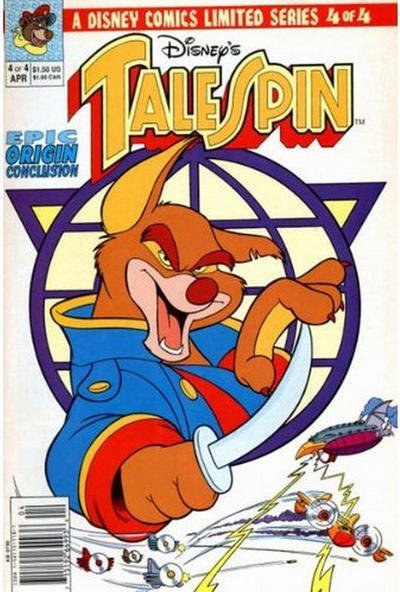 Tale Spin Limited Series #4 (Newsstand) VF/NM ; Disney | Disney's TaleSpin