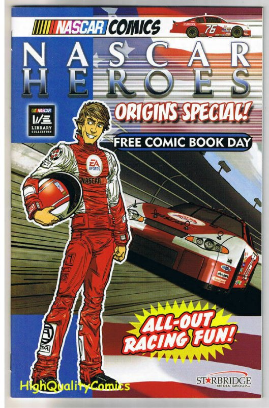 NASCAR HEROES, FCBD, Promo, Origins, Racing, 2009, NM