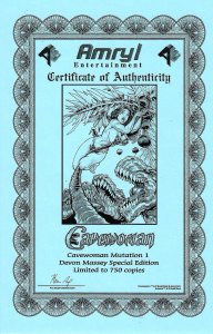Cavewoman Mutation #1 Cover B Devon Massey Special Edition Ltd to 750