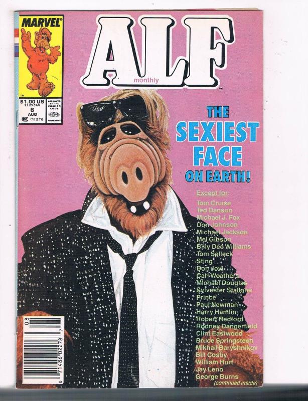 Alf Monthly #6 VG Marvel Comic Book DE5