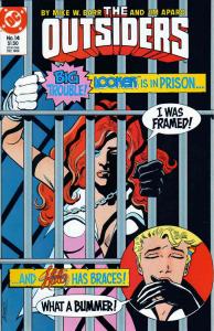 Outsiders, The (1st Series) #14 FN ; DC | Prison Cover